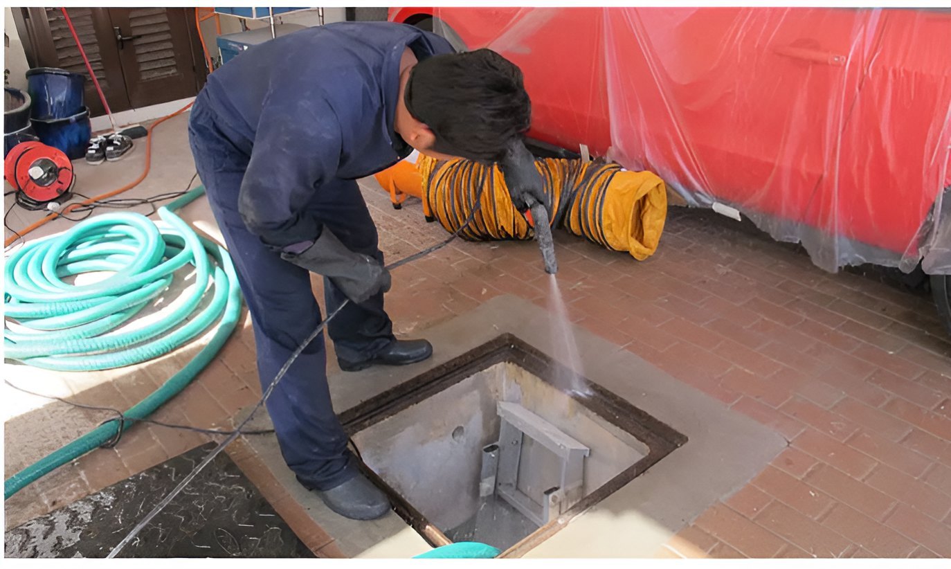 Tank Cleaning Work